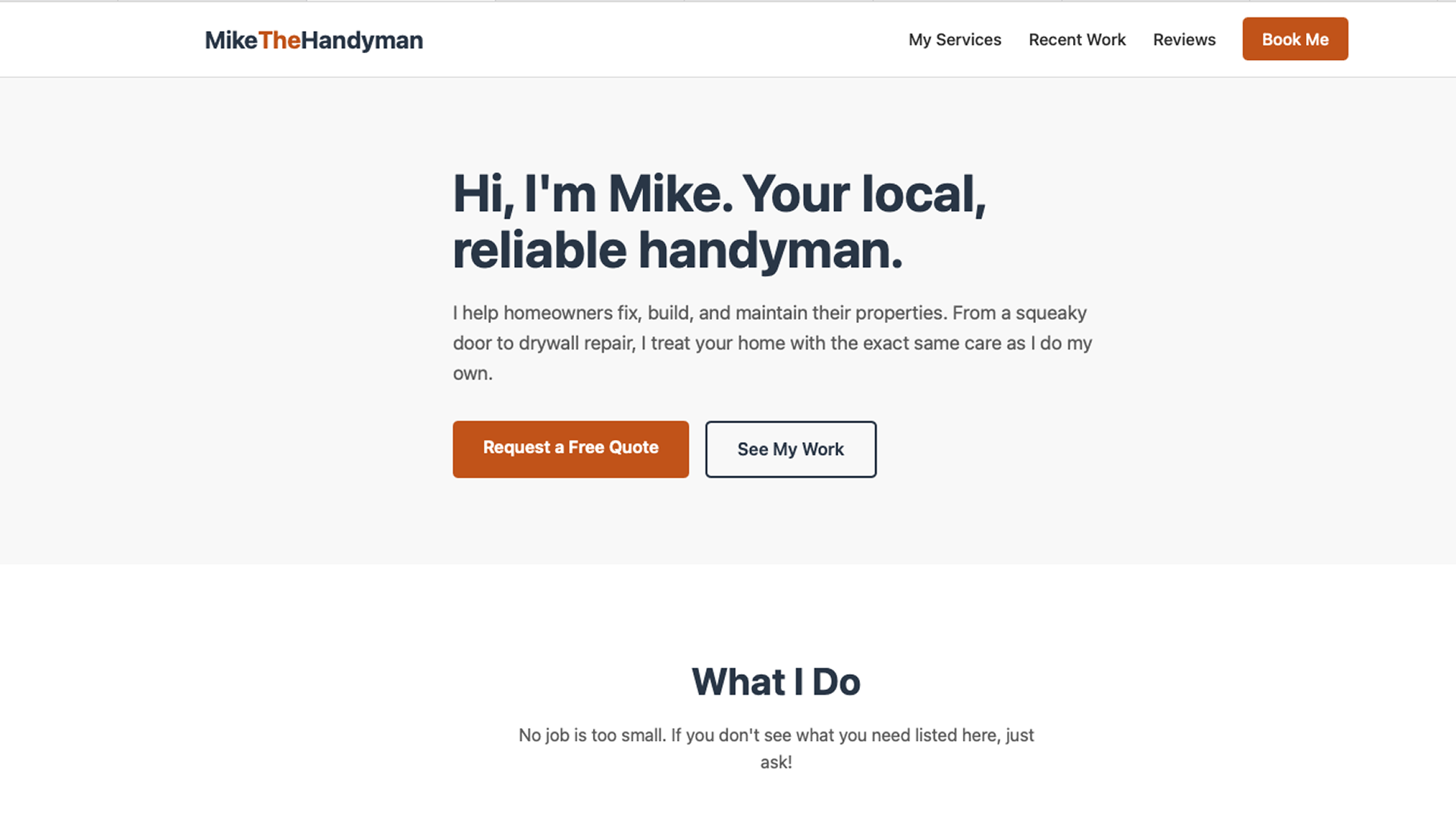 Handyman service
